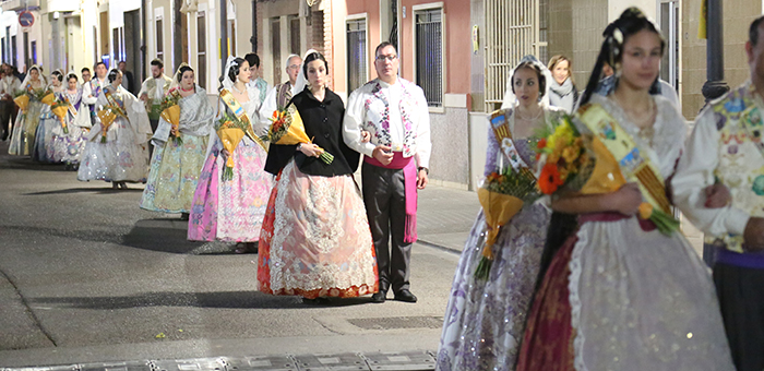 Ofrenda a la Virgen de la Soledad Bandú Cheste