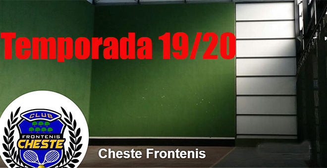 El Club Frontenis Cheste comienza la temporada 19/20