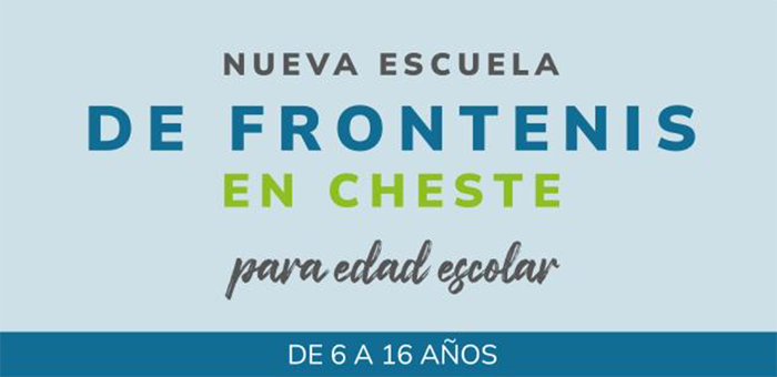 Nueva escuela deportiva de frontenis Bandú Cheste