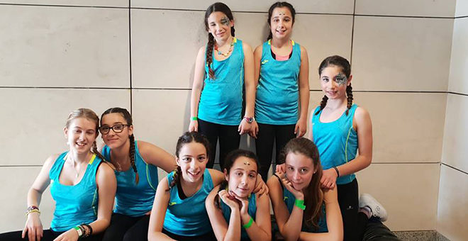 Las chicas del aeróbic se exhiben en Valencia