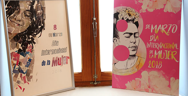 Diseño del cartel, «Día internacional de la mujer»