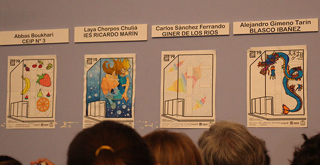 Los niñ@s también participan en Graffitea
