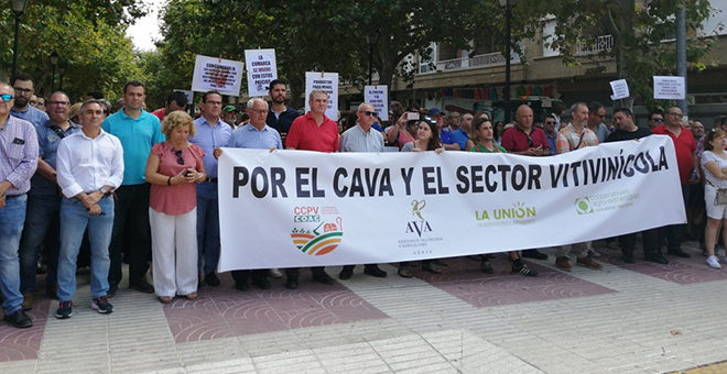 Los viticultores reclaman en Requena precios dignos de la uva