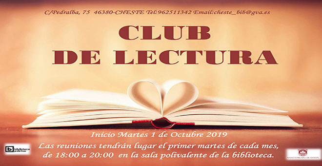 Arranca una nueva edición del club de lectura de Cheste