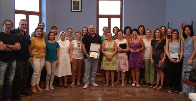 El consejo escolar homenajea a Teo Vallet