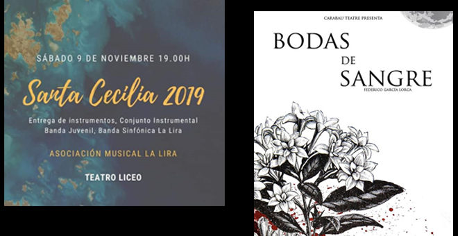Este fin de semana, música y teatro