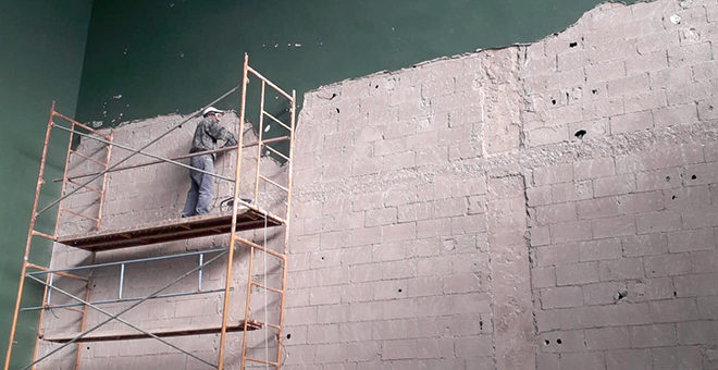 Se renuevan las instalaciones del frontón