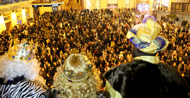 Todo preparado para la cabalgata de Reyes