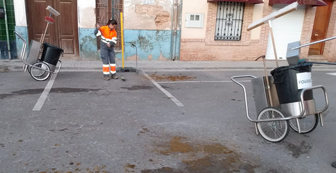 Dispositivo de limpieza de San Antón