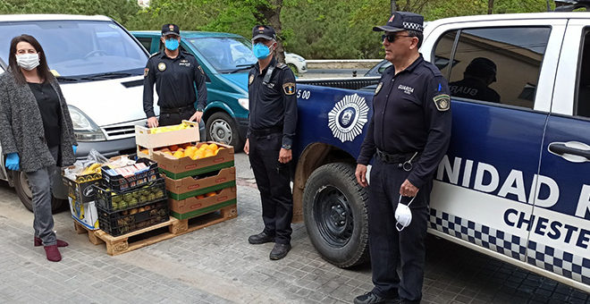 La Policía Local de Cheste dona parte de su sueldo