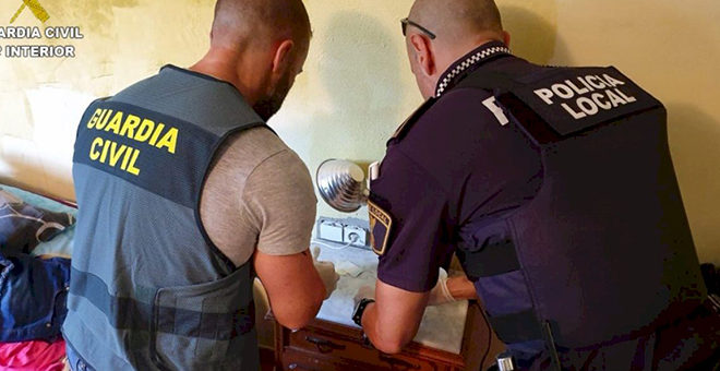 Operación contra el tráfico de droga en Chiva y Godelleta