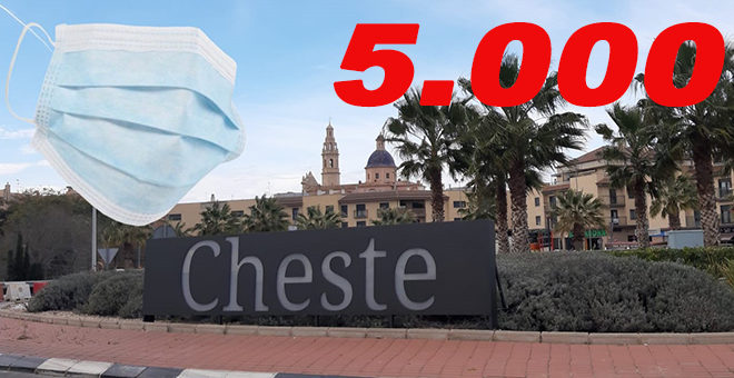 Cheste recibe 5.000 mascarillas