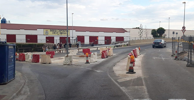 Remodelación de la entrada a Cheste por la CV-50