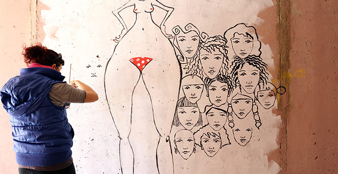Las mujeres, muy visibles en Graffitea