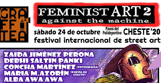 Graffitea acogerá un encuentro de mujeres artistas en el Feminist-Art 2