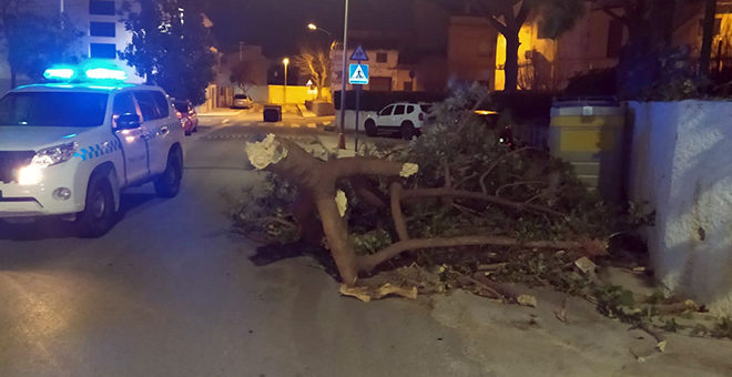 Las rachas de viento se ceban con Cheste