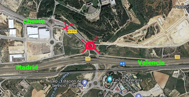 Se corta la entrada y salida por la Universidad