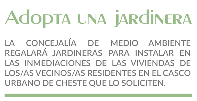 Comienza la campaña “Adopta una jardinera”