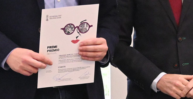 La Generalitat premia a Cheste por sus iniciativas urbanísticas