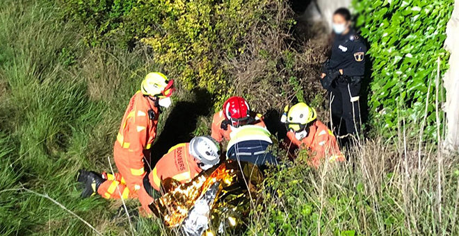 Rescatan a un chestano al borde de la hipotermia