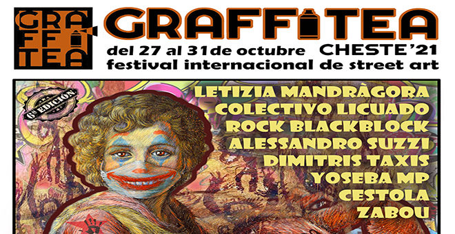 Todo preparado para Graffitea Cheste 21