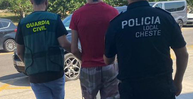 Detenido un vecino de Cheste por el incendio del parking del mercado