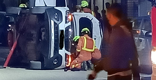 Accidente en la calle Godelleta
