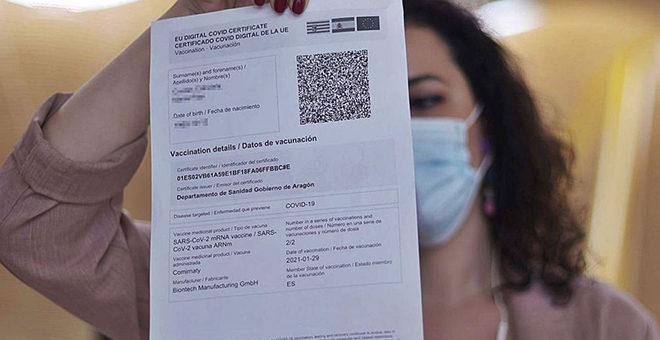 El pasaporte Covid será inminente en la Comunidad