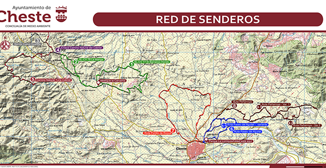 Continúan las tareas de acondicionamiento y señalización de senderos