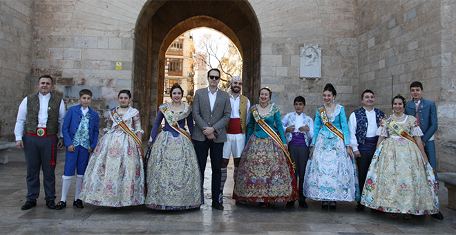 Todo preparado para celebrar las Fallas en Cheste