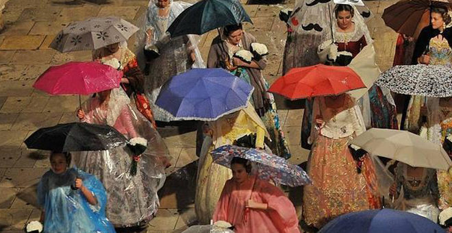 Las previsiones auguran unas Fallas lluviosas y ventosas