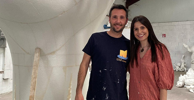 La chestana Noah Higón protagonista de una falla