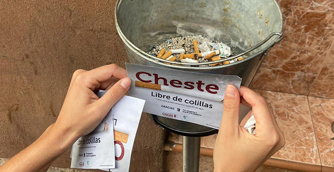 Cheste libre de colillas