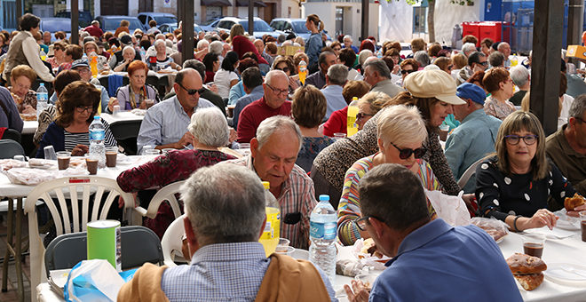 Merienda para personas jubiladas