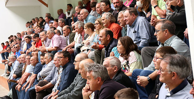 Partida de pelota de las fiestas patronales
