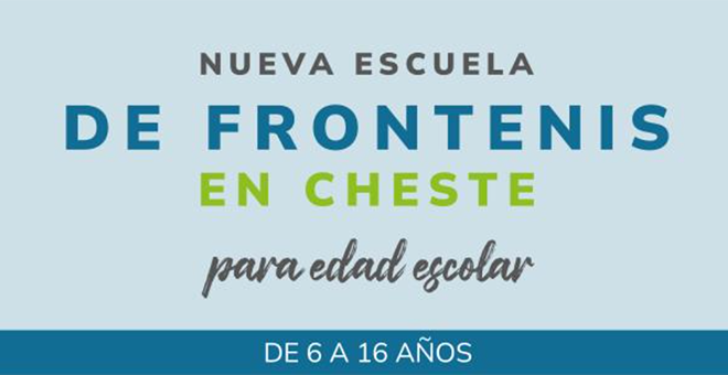 Nueva escuela deportiva de frontenis