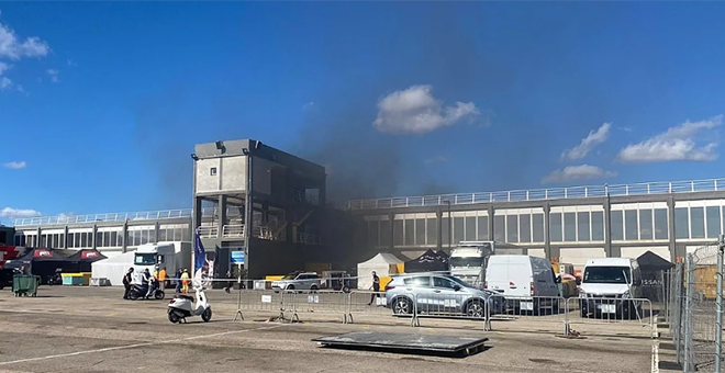 Incendio en el Circuito de Cheste