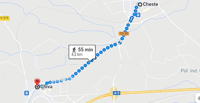 La Diputación activará la vía ciclopeatonal que unirá Cheste y Chiva