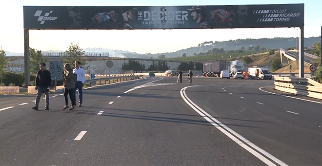 Se reabre al tráfico la carretera de acceso al circuito