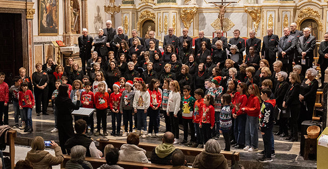 El concierto coral «Cantamos La Navidad» inaugura la programación festiva
