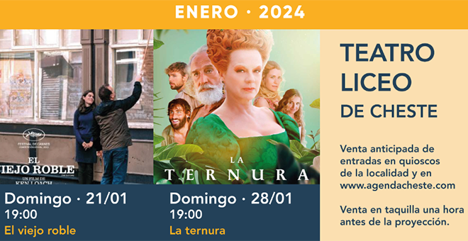 Cine en el Liceo los fines de semana de invierno