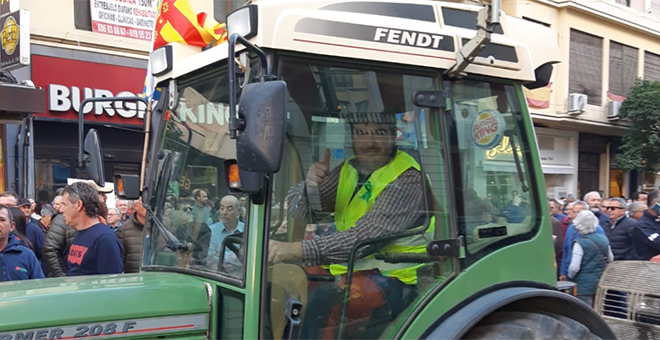 Los agricultores chestanos se suman a las protestas ante la crisis del campo