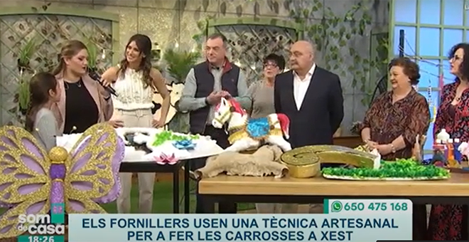 Las Fallas chestanas protagonistas en Àpunt