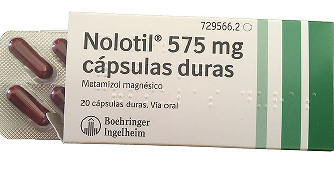 La Audiencia Nacional estudia una denuncia contra Sanidad por falta de vigilancia del Nolotil