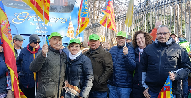 Agricultores chestanos se suman a las protestas de Madrid