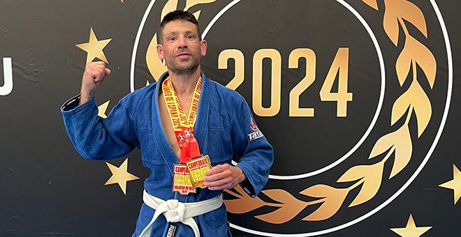 El chestano Lucas Fernández campeón del Europa de jiu jitsu