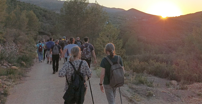 Ruta nocturna para conocer el entorno natural de Cheste