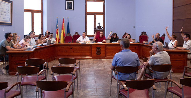 Pleno ordinario del mes de julio