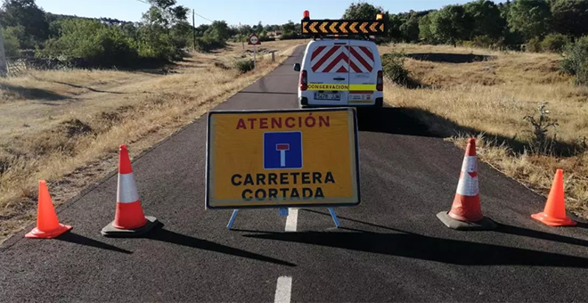 La restricción de circulación en carreteras de zonas afectadas seguirá hasta el jueves 14