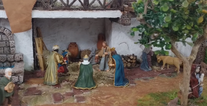 Por navidad, Belenes chestanos